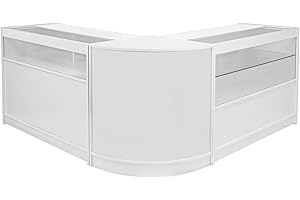 MONSTER SHOP MonsterShop 2 x K1200 1 x CM60MonsterShop Ladentheke Ladentresen LadentischVerkaufstisch Verkaufstheke Kassentisch Empfangstresen Rezeption Theke Tresen Tisch in Brilliant-Weiß