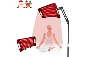 Cabpay Red Light Panel for Face and Body, Infrared Light Lamp with Stand Led 660nm Red Light-850nm Infrared Light Device for Full Body