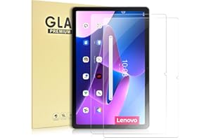 KATUMO 2 Pezzi Vetro Temperato Pellicola per Lenovo Tab M10 Plus (3rd Gen) 10.6''[TB-125F/TB-128F] 2022 Rilasciato (Senza Bolle/Ultra/Trasparente/AntiGraffio/9H )Pellicola Protettiva per Lenovo Tablet