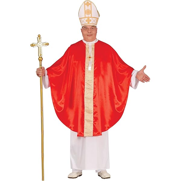 パパ Ciao 62128 Papa Eminenza Costume Travestimento Uomo Adulto
