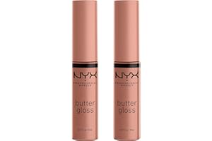 ‎NYX PROFESSIONAL MAKEUP NYX Professional Makeup Lipgloss Doppelpack, Mit Glänzendem Finish Und Nicht-klebriger Formel, 2 X Nr.14 Madeleine