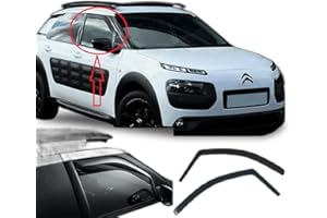 AC WOW 2x Wind Deflectors Compatible with Citro C4 Cactus 2014 2015 2016 2017 2018 2019 2020