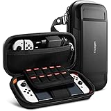 Spigen Rugged Armor Pro Fabric Case Compatible with Nintendo Switch | Nintendo Switch OLED (2021) - Matte Black [Video Game]