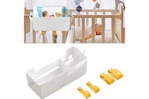 Nizirioo Organizzatore da tavolo per pannolini per neonati, multifunzione, da appendere, accessorio bianco