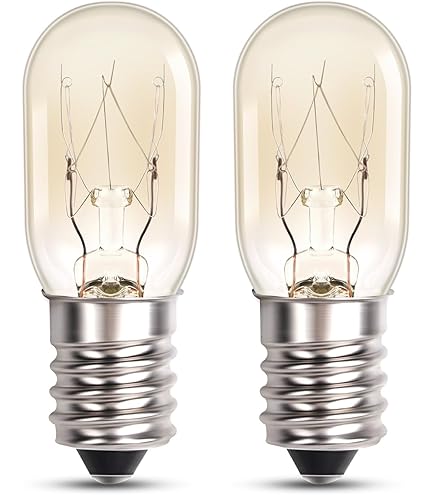 Sunnylinn 15W E14 Fridge Bulb 240V, Pygmy Freezer Light Bulbs SES Sewing Machine Bulbs Small Edison Screw Warm White 2700K 15W E14 Salt Lamp Bulb Screw In 360 Degree (3-Pack - Foto 7