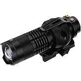 Dpofirs Am Helm Montierte Taschenlampe Outdoor-Teleskopleuchte mit Wiederaufladbarer Batterie für das Helm-Ladegerät