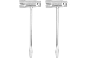 PLPLAAOO Narzędzie Do Wymiany Piły łańcuchowej Scrench, 2 Szt. Klucza W Kształcie Litery T, Klucz Nasadowy Combo Do Piły łańcuchowej Akcesoria Do Narzędzi Ogrodowych, śrubokręt I Klucz Kombinowany, Narzędzia D