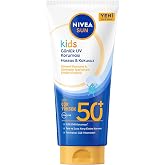 NIVEA SUN SPF50 &Ccedil;ok Y&uuml;ksek Korumalı &Ccedil;ocuk G&uuml;neş Kremi 100 ml, Tere ve Suya Dayanıklı,C,E Vitamini
