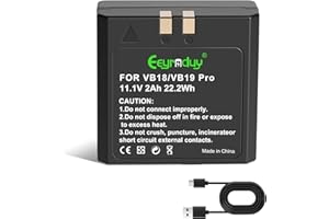 Eeyrnduy VB18 Wiederaufladbarer Lithium-Akku für Godox V850 V850II V860 V860C V860II V860II-C V860N V860II-N V860II-N V860II-F V860II-O V860II-S Speedlite Flash