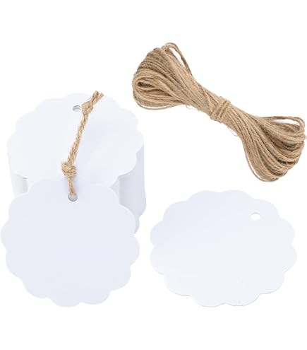 CrisPhy Selbstklebe-Etiketten Set – 116 Stück In 3 Größen, Weiß/elfenbein, Personalisierbar Für Hochzeit & Party