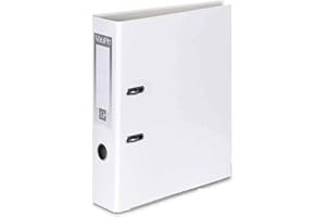 OFFICE CENTRE 1 x White A4 Large 75mm Lever Arch Files Folders Metal Edge & Finger Pull Stationery Document Storage Paper Office School