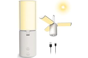 LIFOCI Lampada Campeggio, lanterna da campeggio Solare Portatile Ricaricabile USB luci Campeggio 8000mAh multifunzionale SOS impermeabile luce tenda campeggio per Campeggio, Pesca, Escursionismo