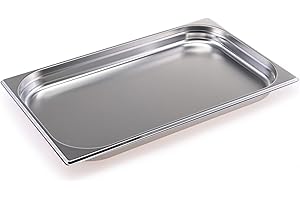 TeknoStahl GN Behälter Gastronorm 1/1 Edelstahl (40 Millimeter)