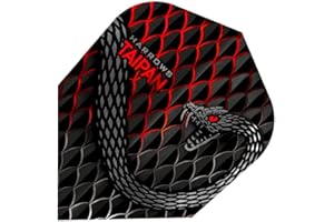 Harrows Taipan | Ailettes de fléchettes 100 microns, standard n°6, plusieurs tailles, plusieurs couleurs