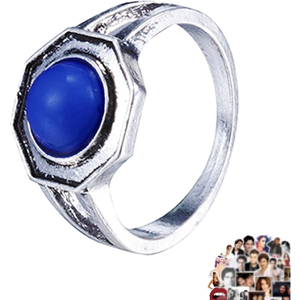 Bague Et Autocollants The Vampire - Réplique Elena - Bijoux Fan Série & Décoration