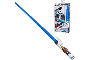 Hasbro Star Wars Lightsaber Forge, Spada Laser Giocattolo di Obi-WAN Kenobi, di Colore Blu, Allungabile, Giocattolo per Gioco di Ruolo Personalizzabile, dai 4 Anni in su, Multicolore