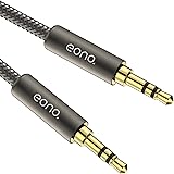 Amazon Brand - Eono Audio Cable 3,5mm Aux Cable - 1m - Nylon Braided Stereo Jack Cable Aux to Aux Cable Lead for Car, Headpho