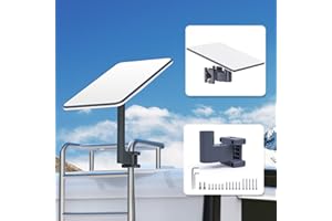 Starlink Mini RV Ladder Mount, EDUP LOVE Starlink Roof Rack Mount, Starlink Pole Mount, Starlink Internet Kit Satellite avec adaptateur de tuyau pour RV, capacité de charge de 200 livres