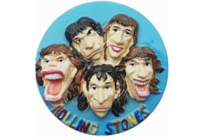 MUYU MAGNET Aimant de réfrigérateur The Rolling Stones Royaume-Uni - Cadeau souvenir de voyage - Décoration de maison ou de cuisine