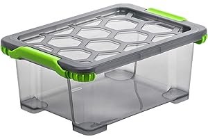 Rotho Aufbewahrungsbox 11l mit Deckel, Kunststoff