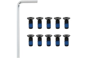Briny River Lot de 10 vis de guidon de scooter avec clé compatible avec AOVO Pro Compatible avec Xiaomi M365 M365 Pro guidon de trottinette