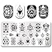 Born Pretty 12*6cm Rectangle Stamping Template Geometry Design Manicure Nail Art Image Plate BP-L054