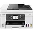 Canon MAXIFY GX4040 Wireless Colour All-in-one Refillable MegaTank Inkjet Printer, ideal for small businesses that need cost-effective and high-speed printing, White