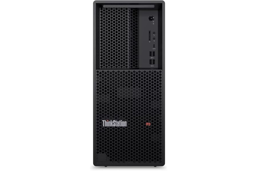 Lenovo ThinkStation P3 Tower Gen 2 Workstation with Intel Core Ultra 7 265 vPro Processor, NVIDIA RTX A1000 Graphics, 32GB DDR5 Memory,1TB Storage, Wi-Fi 7, and Windows 11 Pro