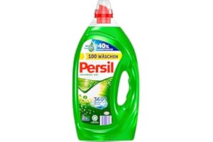 Persil Universal Gel Detergente (100 lavados), detergente líquido altamente concentrado