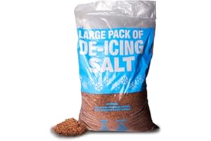 THE CHEMICAL HUT 20Kilogram Rock Salt RockSalt Grit de-ice for Ice Frost and Snow