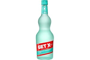 GET 31 GET X Liqueur de Menthe Poivrée Fraîche, Cocktail Digestif Liqueur de Menthe Fraîche Extra Forte, 37,5 % Vol, 70cL / 700mL