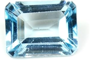 55CARAT 55 ct Azul topacio piedra 5 quilates original Natural cuadrada sueltos gemas