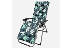 UYEOCO Coussin De Chaise,Coussin De Chaise Longu Bain De Soleil, Longue De Jardin Coussin Transat Jardin Exterieur, Matelas Pour Transat, Coussin Transat Pour Fauteuil Relax Lounge ( Color : 6# , Size : 53*1