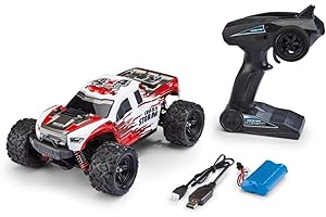 REVELL CONTROL X-TREME Revell Control X Treme- Voiture Pick-up 4x4 télécommandée Cross Storm Rapide 50 km/h à Batterie, 24830, Rouge