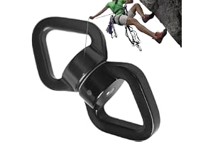 TABSIRAH Swing Connector – roterande hårdvara för flygare – hängmatta ring – för kvinnor män vuxna inomhus utomhus nät träd bergsklättring gård trädgård sovrum