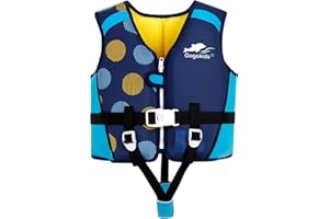‎GOGOKIDS Gogokids Kinder Schwimmweste, Badeanzug Weste für Kleinkinder zum Schwimmen Lernen, Kinder Trainerweste mit verstellbarem Sicherheitsgurt für 2-6 Jahr
