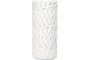 KATELUO Stoppini per Candele 150 m,Stoppini Cerati per Candele,Stoppini Cerati,Stoppini di Cotone per Candele,Stoppini Candele Fai da Te,per Fare Candele,Candele Fai da Te,Lampade a Olio