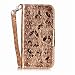 Produktbild Nancen Wallet Case Hülle für Apple iPhone 5C (4 Zoll) ,Schmetterling Muster Flip Funktion Kartenfächer Magnet Etui Apple iPhone 5C