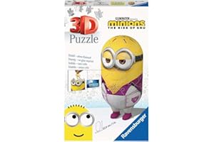 Ravensburger 3D Puzzle 11229 - Minion Disco - Minion-Figur zum Puzzeln in 3D - Sammelobjekt für Minion Fans ab 6 Jahren: Erlebe Puzzeln in der 3. Dimension