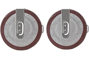 VAILIKEY 2 Stück Neue 90-Grad-Winkel Akku Batterie VL2020 für Autoschlüssel Fernbedienung Kompatibel für BMW E46 E60 E92 3er 328 330 X5