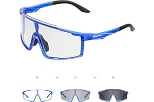 SCVCN Gafas Ciclismo Fotocromaticas Transparentes Gafas de Sol Deportivas Hombre Mujer Protección UV400 Para Ciclismo Mtb Bicicleta Running Conducir S121