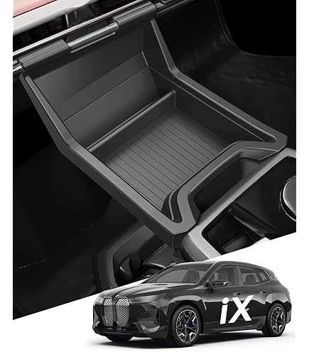 Ruiya voor BMW iX(I20) EV xDrive40 xDrive50 M60 2022-2024 2025 Middenconsole Opbergbox, iX Armleuning Organizer Tray Middenarmleuning Handschoenenvak Middenconsole Organizer Opbergvak iX Accessoires