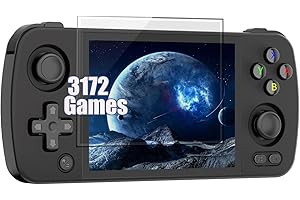 AIRUIDAS RG405M Retro Handheld Game Aluminiumlegierung, Android 12 Eingebaute 128G TF Karte 3172 Spiele, 4 Zoll IPS Touch Screen mit Game Front-end, RG405M unterstützt OTA Wireless Upgrade