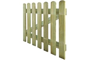 Briconess.com Cancelletto per Recinzione in Legno impregnato 100xH80 cm LASA