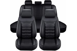 SePkus Funda Asientos Coche para 𝐁𝐌W X2 sDrive18i F39 1.5T Fundas para Asientos de Coche,Juego Completo de Protectores de Asiento de Coche de Cuero,Paquete de 5