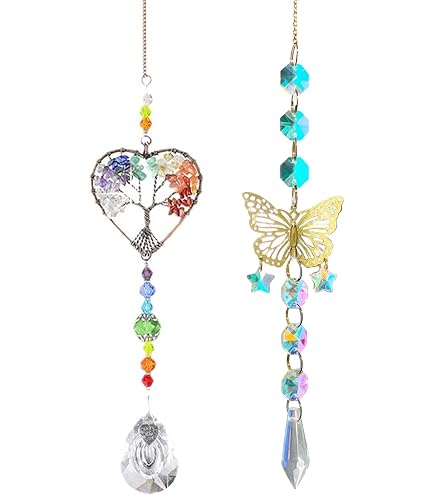 Acchiappasole In Vetro Colorato A Forma Di Libellula – 24 Cm – Dipinto A Mano – Regalo Per La Mamma - 4