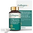 Vegan Collagen Supplement (1200mg) with Hyaluronic Acid, Sea Kelp & More - Skin & Hair Health | 60 Capsules