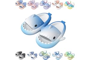 Giltpeak Cloud Shark Slides dziecięce kapcie z rekinem, buty na lato, antypoślizgowe klapki kąpielowe, buty kąpielowe, na plażę, zabawne sandały