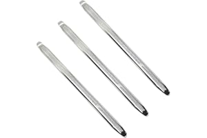 Flewdartg 3pcs Demonte Pneu 40cm Acier Inoxydable Chromé, Démonte Pneu Démonte-Pneus Manuels 40 Cm Outillage De RéParation des Pneus pour Voiture Moto Trottinette