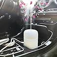UNEE Car Aroma Diffuser, 100ml Sunshine Humidifier Aromatherapy Essential Oil Diffuser USB Cool Mist Mini Portable Diffuser for Car,Home,Office,Bedroom (White)